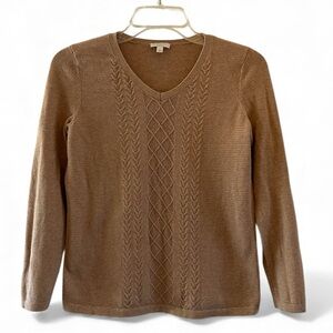 Talbots Petite Camel Sweater size P